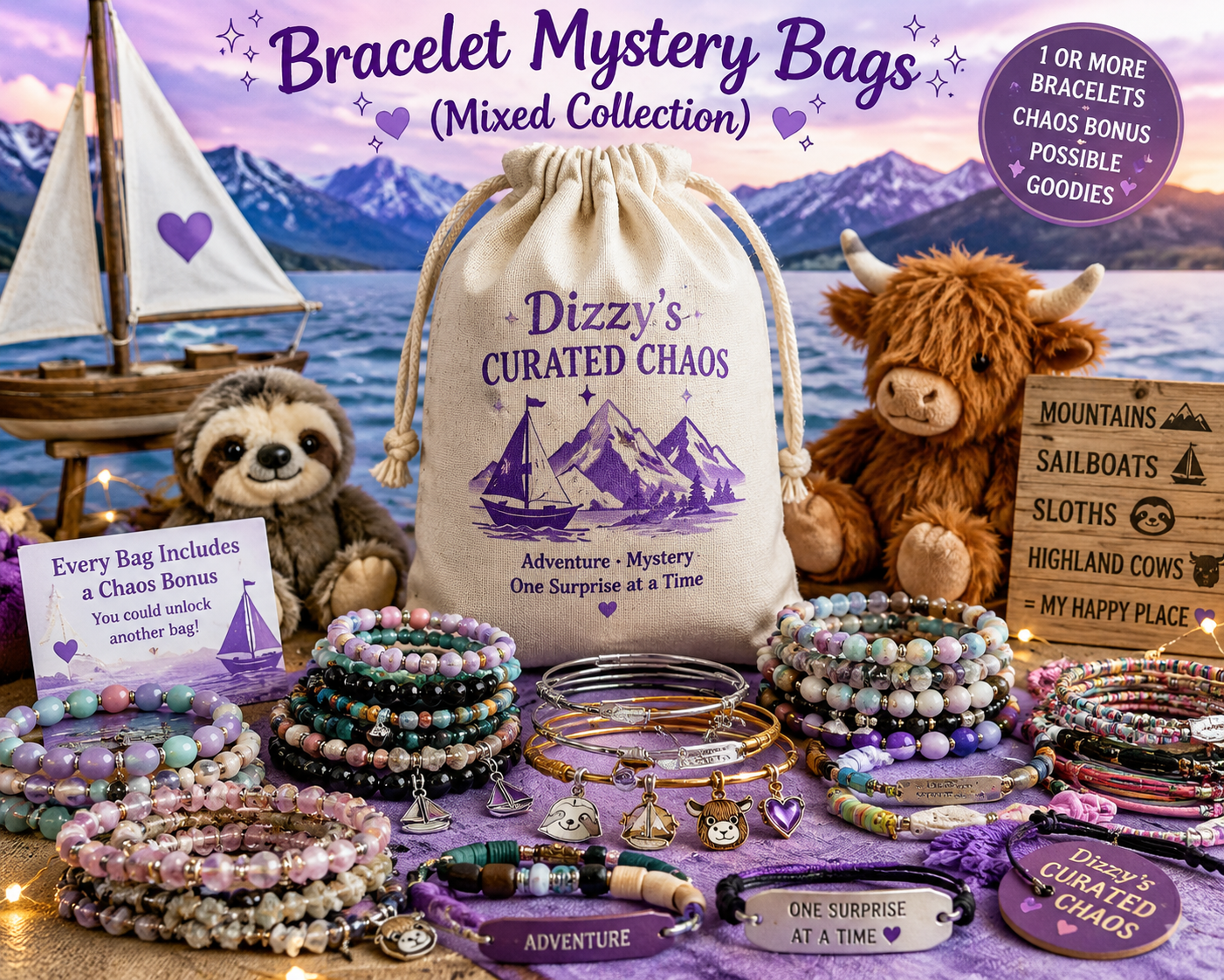💜 Fashion Bracelet Mystery Bags 💜