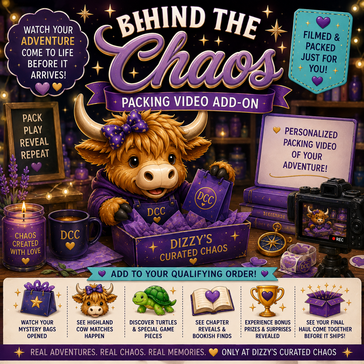 🎥 Behind the Chaos – Packing Video 🎥 Add-On