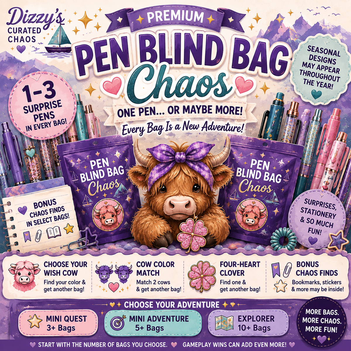 ✨ Dizzy’s Premium Pen Blind Bag Chaos