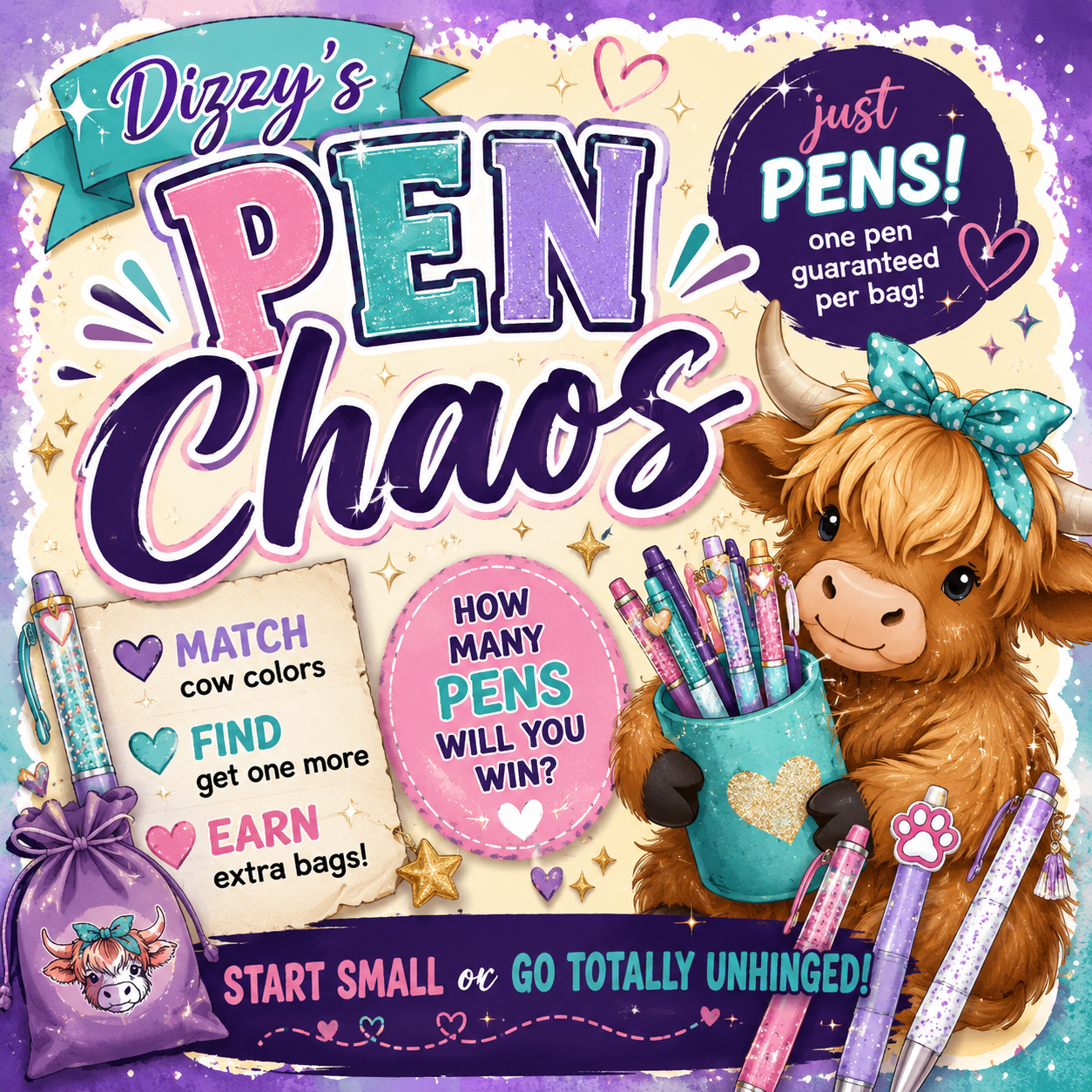 💜✨ DIZZY’S PEN CHAOS ✨💜