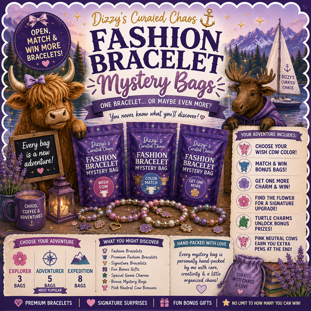 💜 Fashion Bracelet Mystery Bags 💜