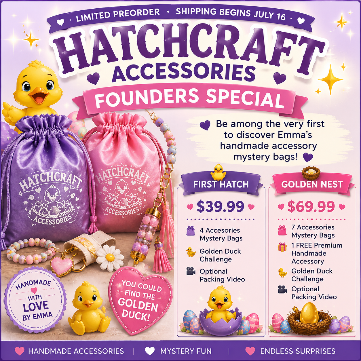 ✨ Hatchcraft Accessories Founders Special