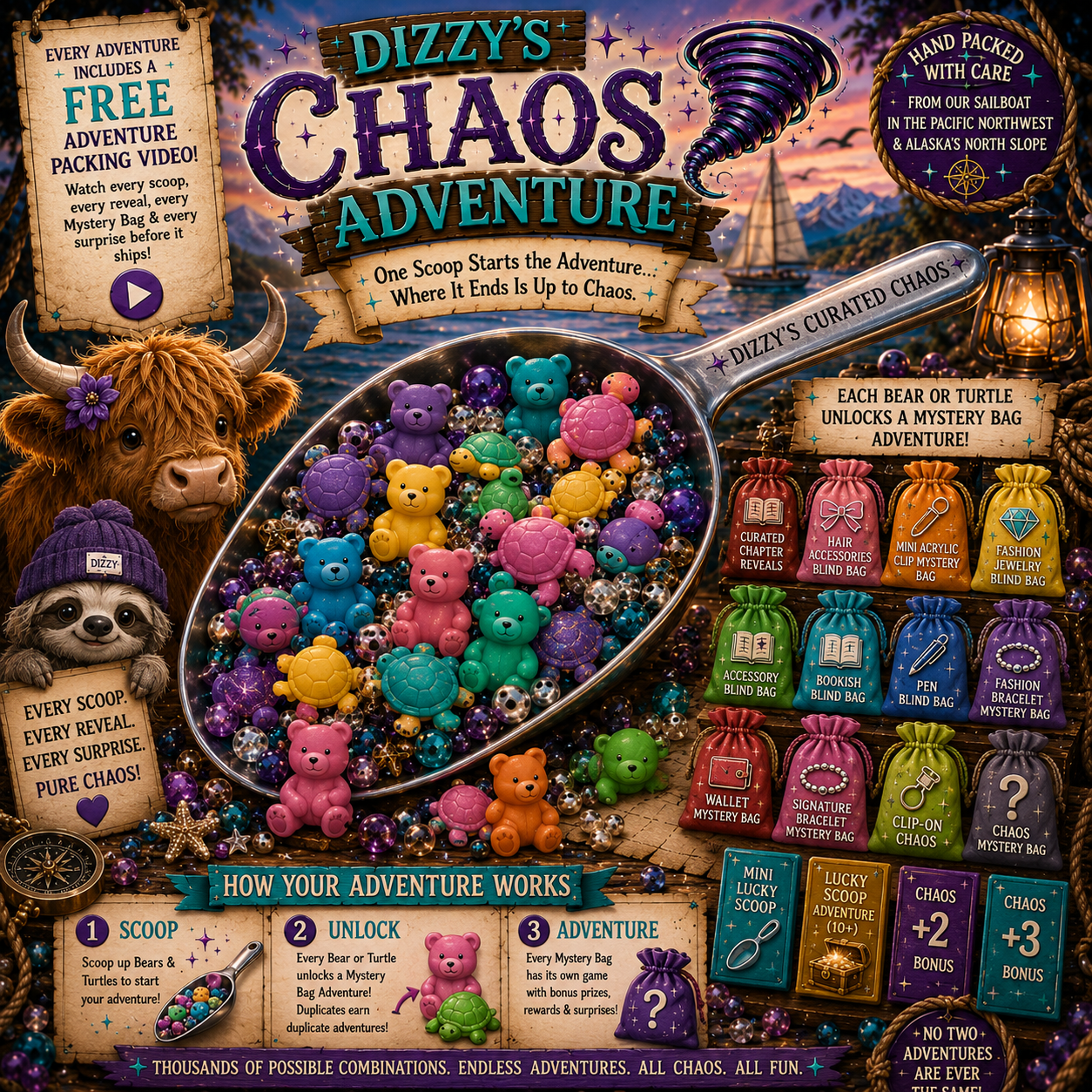 🌪️ Dizzy's Chaos Adventure 🌪️
