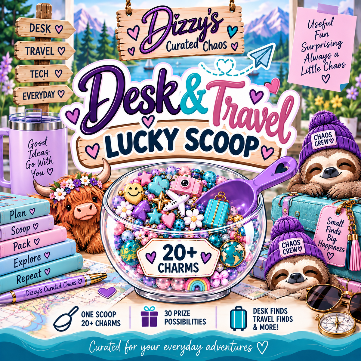 🧳 Desk & Travel Lucky Scoop ✨