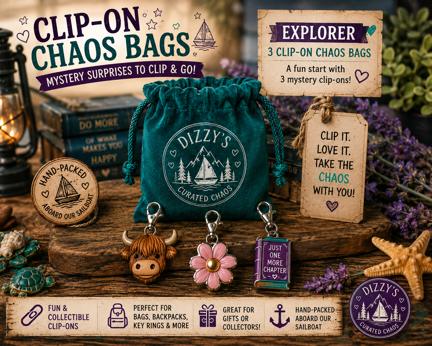 📎 Clip-On Chaos Bags 📎