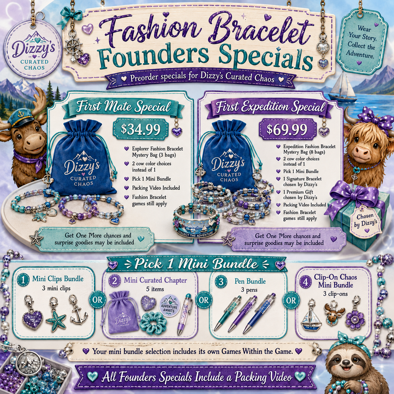 💜 Fashion Bracelet Founders Specials